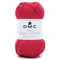 Fio Baby Cotton DMC 50g - 100% Algodão
 754 pink