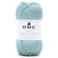 Fio Baby Cotton DMC 50g - 100% Algodão
 767 azul água