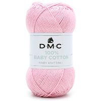 Fio Baby Cotton DMC 50g - 100% Algodão
 764 rosa bebê