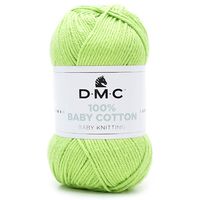 Fio Baby Cotton DMC 50g - 100% Algodão 779 verde limão