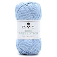 Fio Baby Cotton DMC 50g - 100% Algodão
 751 azul bebê