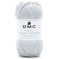 Fio Baby Cotton DMC 50g - 100% Algodão 757 gelo