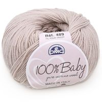 Lã Baby Merino DMC 50g 011 bege claro