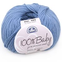 Lã Baby Merino DMC 50g 072 azul jeans