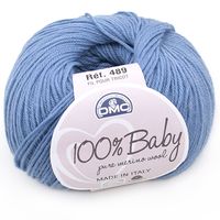 Lã Baby Merino DMC 50g
 072 azul jeans