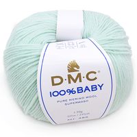Lã Baby Merino DMC 50g 081 verde bebê
