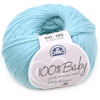Lã Baby Merino DMC 50g 083 azul claro