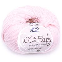 Lã Baby Merino DMC 50g
 041 rosa bebê