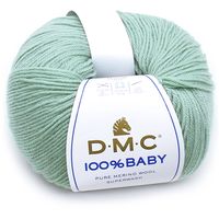 Lã Baby Merino DMC 50g 082 verde