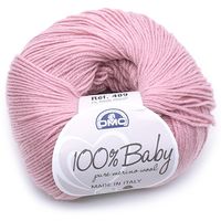 Lã Baby Merino DMC 50g 421 rosa claro