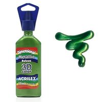 Tinta Dimensional Metallic Relevo Acrilex 35ml 873 - verde kiwi