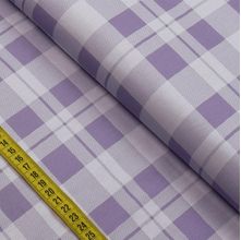 Tecido Estampado para Patchwork - Capadócia : Xadrez Lilás (0,50x1,40)