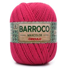 Barbante Barroco MaxColor nº06 200g - 3951 - A Cor Do Ano Viva Magenta
