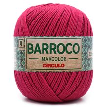 Barbante Barroco MaxColor nº04 200g - 3951 - A Cor Do Ano Viva Magenta