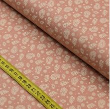 Tecido Estampado para Patchwork - Caxemira Rosa (0,50x1,40)