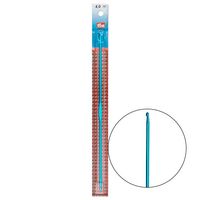 Agulha para Crochê Tunisiano Ponta Dupla Niquelada Prym 25cm 4,0mm