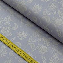 Tecido Estampado para Patchwork - Floral Azul Bebê (0,50x1,40)