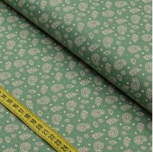 Tecido Estampado para Patchwork - Caxemira Verde (0,50x1,40)