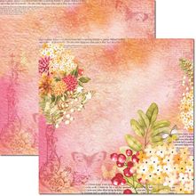 Papel para Scrapbook Sandra Família Arte Fácil Flowers 11 - SC-795