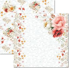 Papel para Scrapbook Sandra Família Arte Fácil Flowers 9 - SC-793