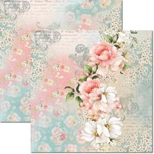 Papel para Scrapbook Sandra Família Arte Fácil Flowers 5 - SC-789