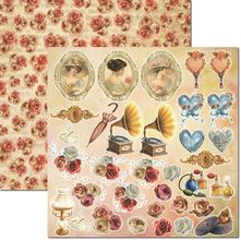 Papel para Scrapbook Sandra Família Arte Fácil Lady 6 - SC-784