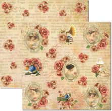 Papel para Scrapbook Sandra Família Arte Fácil Lady 5 - SC-783