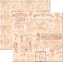 Papel para Scrapbook Sandra Família Arte Fácil Lady 4 - SC-782