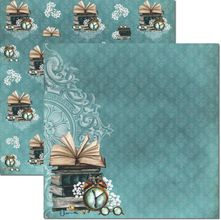 Papel para Scrapbook Sandra Família Arte Fácil Blue 6 - SC-777