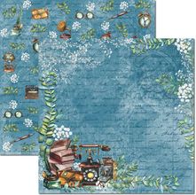 Papel para Scrapbook Sandra Família Arte Fácil Blue 4 - SC-775