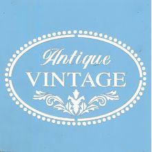 Stencil Arte Fácil 15 x 15cm - ST-629 Antique Vintage