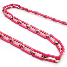 Alça Corrente Luana para Bolsas Pink -  1 Metro