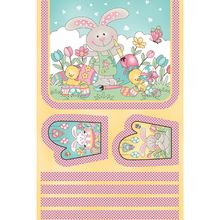 Tecido Estampado para Patchwork - Páscoa : Avental Páscoa (0,60x1,50)