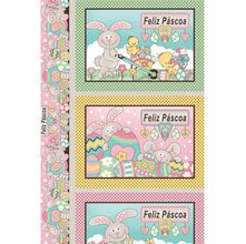 Tecido Estampado para Patchwork - Páscoa : Jogo Americano Páscoa (0,60x1,50)