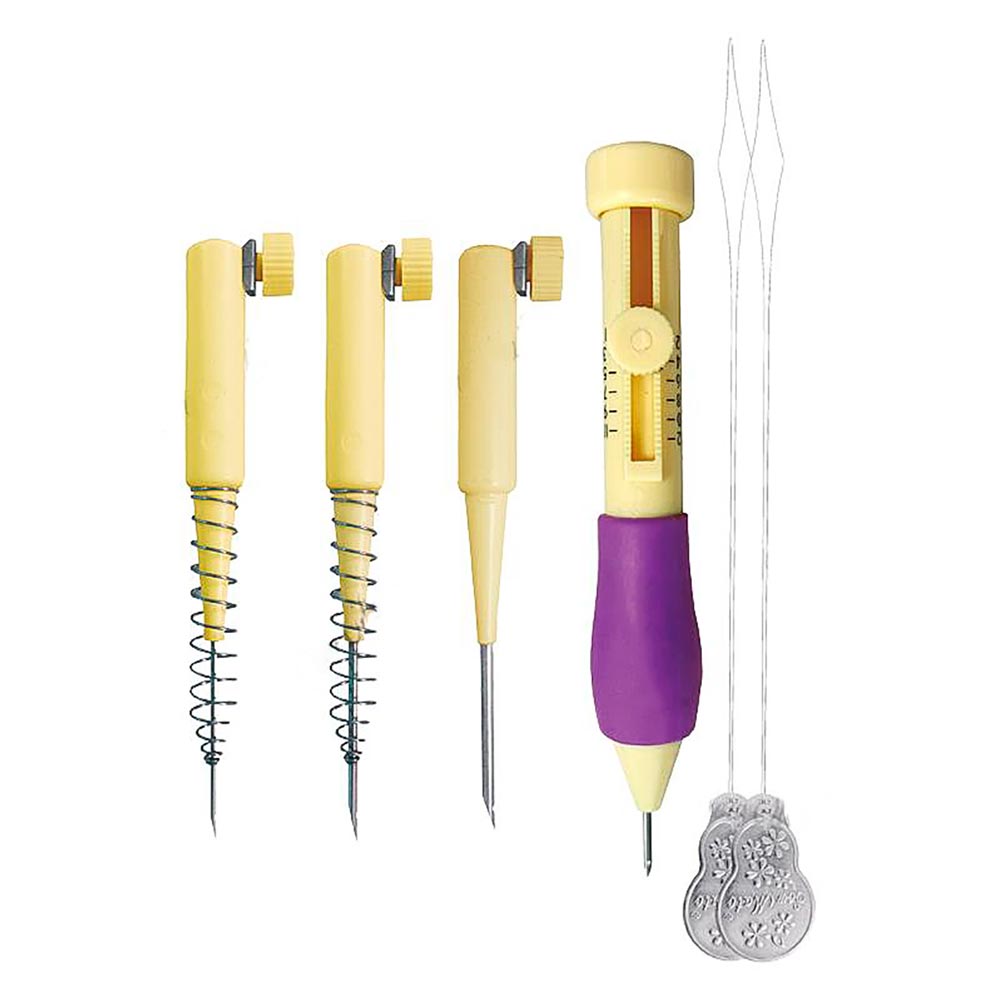 Kit Agulha Punch Needle para Bordado Ponto Russo Sew Mate - Bazar