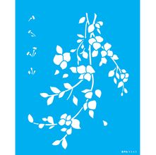 Stencil Opa 20 x 25 cm - Galho Bougainvillea - 3363