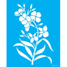 Stencil Opa 20 x 25 cm - Flor Erysimum - 3358
