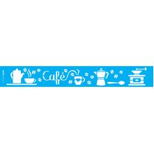 Stencil Opa 4 x 30 cm - Culinária : Café - 3341