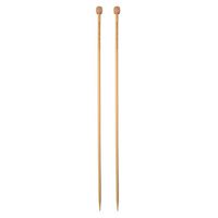 Agulha para Tricô de Bambu Takumi Clover - 35cm 4,50mm