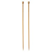 Agulha para Tricô de Bambu Takumi Clover - 35cm 5,50mm