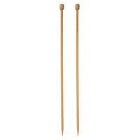 Agulha para Tricô de Bambu Takumi Clover - 35cm 5,50mm