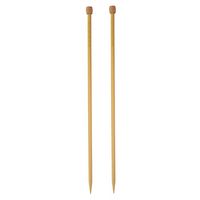 Agulha para Tricô de Bambu Takumi Clover - 35cm 6,50mm