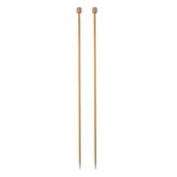 Agulha para Tricô de Bambu Takumi Clover - 35cm 4,00mm