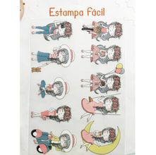 Estampa Fácil Fabricart - Menininhas 1