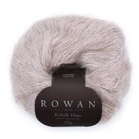 Fio Rowan Kidsilk Haze 25g e 210 metros - Mohair e Seda 590 pearl