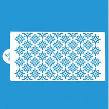 Stencil para Bolo Blue Star SBS-005 34,5 x 16,5 cm - Ornamentos Florais