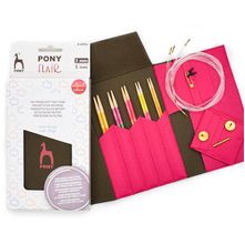 Kit de Agulhas Circulares Intercambiáveis Pony Flair