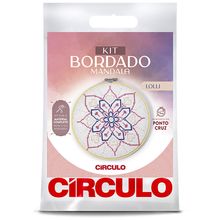 Kit Bordado Mandalas Círculo - Lolli