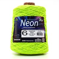 Barbante Neon Fial n° 6 500g Verde neon