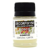 Tinta Decorfix 150 Fosca 37ml - Metal, Vidro e Cerâmica 300 incolor